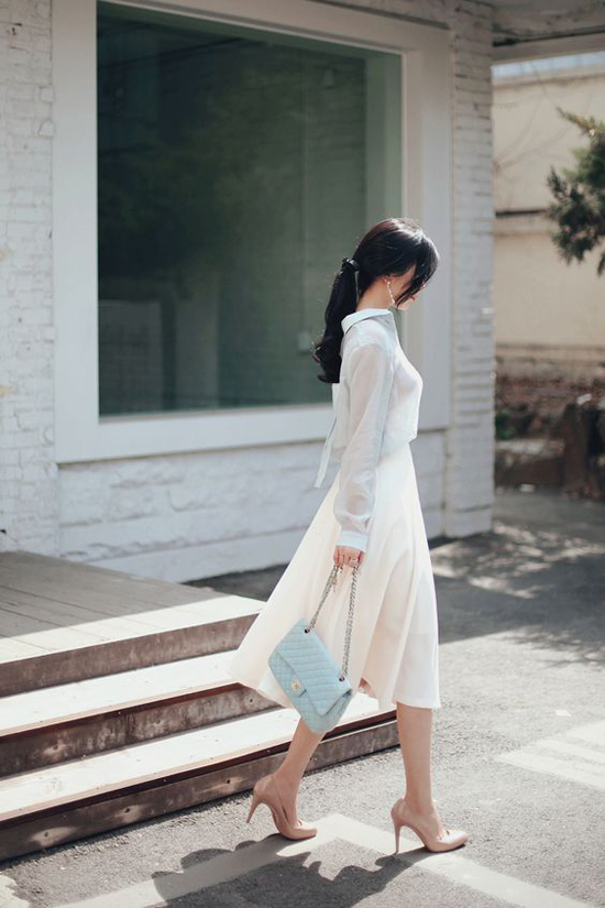 Các kiểu chân váy tiện lợi phối đồ cho nàng công sở